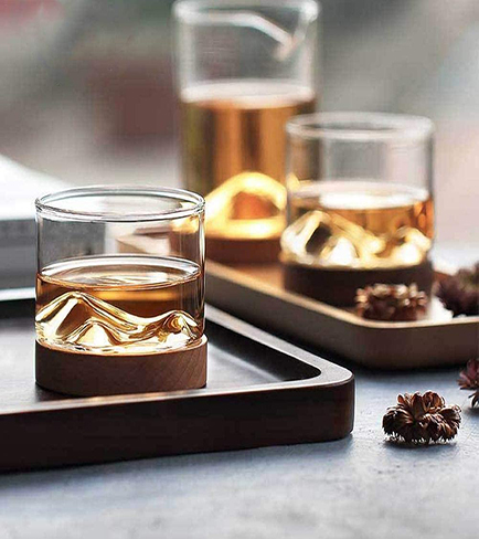 山形玻璃杯墊套裝